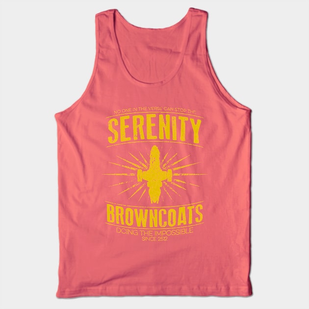 Serenity Browncoats Tank Top by alecxps